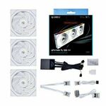 Ventilator za računalo LIAN LI UNI FAN TL Series Reverse Blade Fan, 3-Pack incl. Controller - 120mm (bijela, 120mm, uključen kontroler, paket od 3)