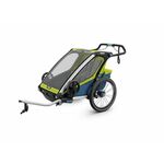 Thule Chariot Sport 2 žuto/plava dječja kolica za dvoje djece