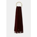 Šal Tommy Jeans za žene, boja: bordo, bez uzorka, AW0AW16790