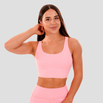 GymBeam Sportski grudnjak Cut-Out Pink XL