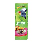 MultiFit Sticks za velike papige s voćem i orašastim plodovima 2 x 90 g