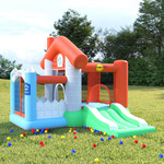 Happy Hop trampolin na napuhavanje s toboganom 272 x 257 x 220 cm PVC