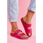 PE1 Women's Slides On Corck Fuchsia Si Senor crvena