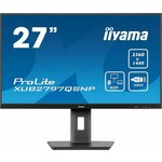 Iiyama ProLite XUB2797QSNP-B1 monitor, IPS, 27", 16:9, 2560x1440, 100Hz, pivot, USB-C, HDMI, Display port, USB