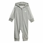 ADIDAS PERFORMANCE Odjeća za vježbanje 'Essentials 3-Stripes French Terry' siva melange / bijela
