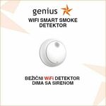 BEŽIČNI WIFI DETEKTOR DIMA SA UGRAĐENOM SIRENOM