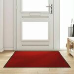 vidaXL Otirač Crvena, Crna Polipropilen 180 x 120 x 0.9 cm Otirač