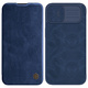 Nillkin Qin Leather Pro Case Apple iPhone 14 Plus / 15 Plus blue