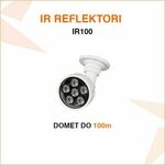 IR REFLEKTOR S INFRACRVENIM OSVJETLJENJEM DOMETA DO 100 METARA IR100