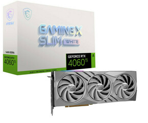 MSI GAMING X SLIM WHITE GeForce RTX® 4060 Ti 16GB GDDR6 DLSS3