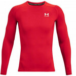 Muška kompresijska odjeća Under Armour HeatGear Armour Comp Long Sleeve M - red/white