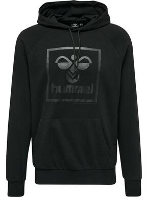 Hummel Sportska sweater majica tamo siva / crna