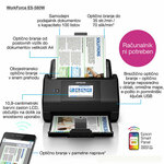 Epson WorkForce ES-580W skener, 600x600 dpi, 30 bit/64 bit, A4