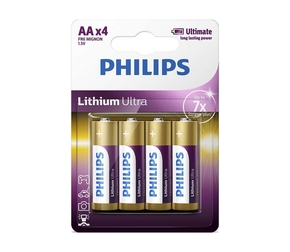 Philips FR6LB4A/10 - 4 kom Litijeva baterija AA LITHIUM ULTRA 1