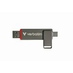 USB Dual QuickStick Verbatim 3.2 Gen1 #32040 128GB, USB-C/USB-A