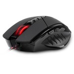 A4Tech Bloody Gamming V7m gaming miš, laserski/optički, žični, 3200 dpi, 75 IPS, 30G, 1ms, 1000 Hz, crni/crveni
