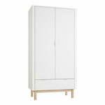 Bijela dječja garderoba 100x52 cm Miloo – Pinio