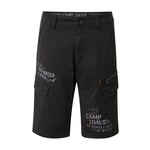 CAMP DAVID Cargo hlače siva / crna 24770073