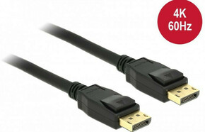 DELOCK DisplayPort 1.2/1.2a veza Crno 50cm 85506