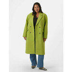 Vero Moda Curve Vuneni kaput 10296650 Zelena Regular Fit