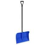 vidaXL Lopata za snijeg plava 147 cm metalna