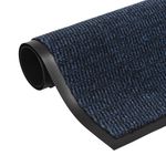 vidaXL Otirač za Zadržavanje Prašine Pravokutni 80x120 cm Plavi