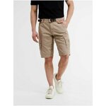 Beige Mens Shorts with Strap LERROS - Men smeđa