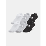 Unisex socks Under Armour Unisex UA Essential 6pk ULT - unisex bijela