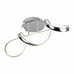 LED stropna svjetiljka u srebrnoj boji 22x60 cm Padua – Trio