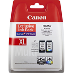 Canon PG-545XL tinta color (boja)/crna (black)/ljubičasta (magenta)/plava (cyan), 15ml