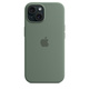 Maskica za iPhone 15 Silicone Case with MagSafe Green