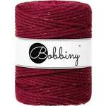 Bobbiny 3PLY Macrame Rope 5 mm Golden Wine Red Konac