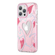 Kingxbar Heart Star Apple iPhone 14 Pro Max pink heart