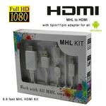 OPREMA OSTALO PARADOKS KABEL SET 5 PIN I MICRO 11 USB S ADAPTEROM MHL u HDMI