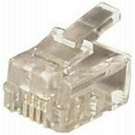 Transmedia RJ11 Plug Western 6 4-plug round
