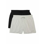 Calvin Klein Swimwear Kupaće hlače crna / bijela 23832418