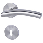 Kvaka za vrata GARNITURA PEKING II-R ROZ CILINDAR INOX