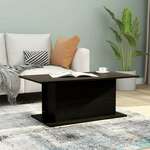 Stolić za kavu crni 102 x 55 5 x 40 cm od iverice