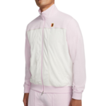 Muška sportski pulover Nike Court Heritage Suit Jacket - pink foam/sail