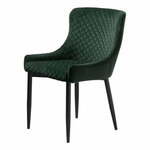Zelena baršunasta blagovaonska stolica Ottowa – Unique Furniture