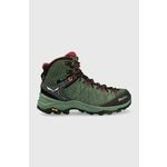 Cipele Salewa Alp Trainer 2 Mid GTX za žene, boja: zelena