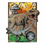 Jurassic World: Set za bojanje s naljepnicama i 6 flomastera