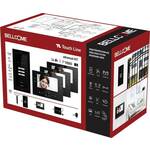 Bellcome Advanced 7'' Video-Kit 3 Familie video portafon za vrata žičani kompletan set 20-dijelni crna