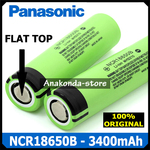 18650 Baterija za Pard NV008P Original Panasonic Punjiva Litij 3400mAh - Ravni (flat top)