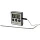 Digitalni termometar za pečenje s timerom, senzorom kabela Xavax 111381 termometar za roštilj plemeniti čelik