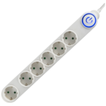 Produžni kabel, 6 utičnica , 5m