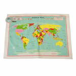 Pamučni ručnik Rex London World Map 50 x 70 cm