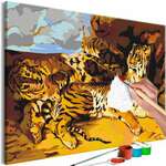Slika za samostalno slikanje - Young Tiger With Mother 60x40