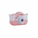 Dječji Fotoaparat KAZOO X2HD, prednja i stražnja kamera, interna memorija + micro SD utor, rozi X2HD-PK