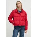 Jakna Pepe Jeans CARLEY za žene, boja: crvena, za zimu, PL402453